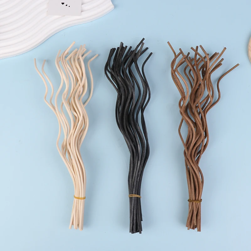 Diffuser Stick Long Wavy Aroma Rattan Reed Fragrance Diffuser Replacement Refill Air Freshener Stick 20Pcs reed diffuser stick,aroma diffuser sticks,fragrance diffuser refill stick