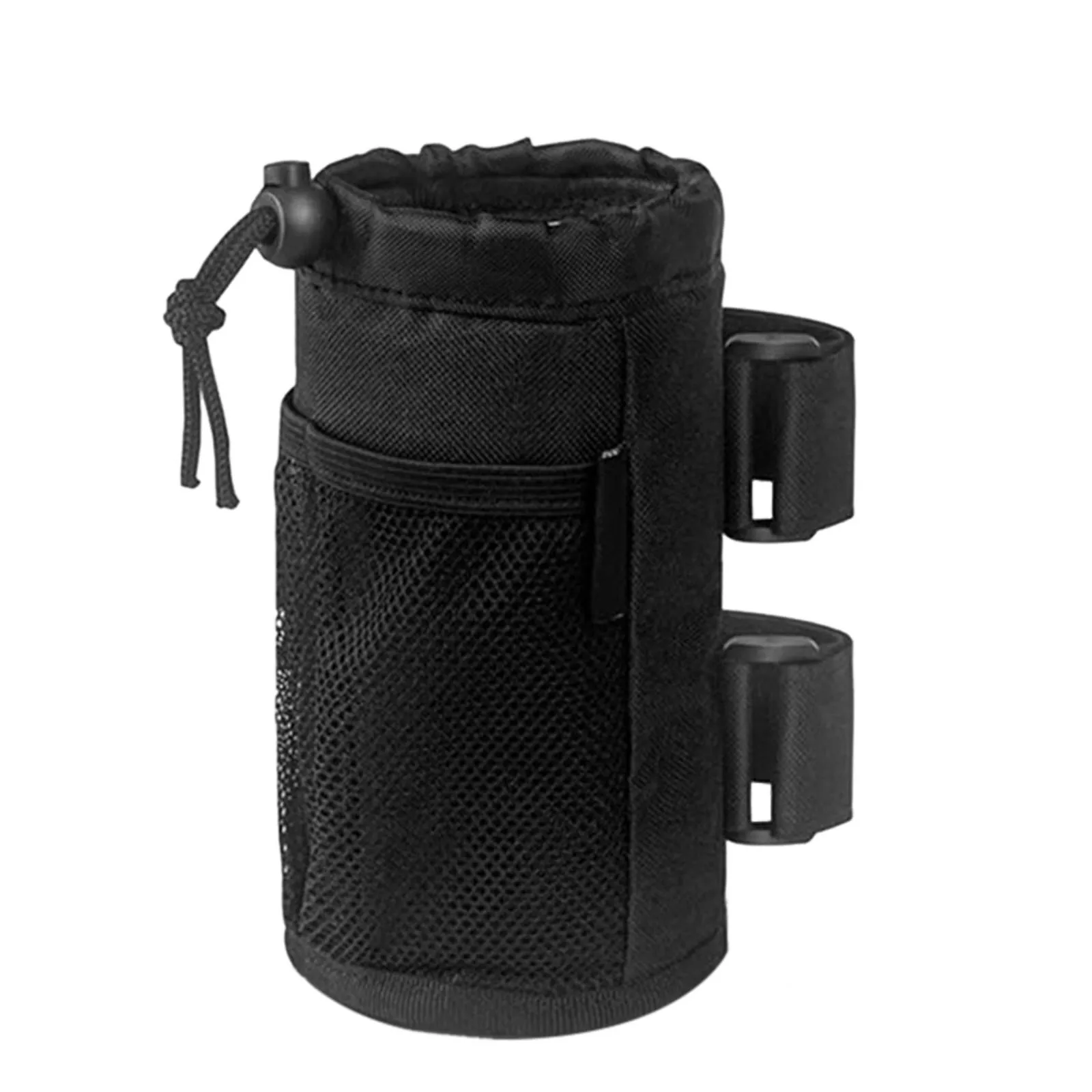 

Black Bicycle Bag Bottle Holder Cycling Water Bottle Carrier Pouch Mtb Bike Insulated Kettle Handlebar Mounted Bike Accessories