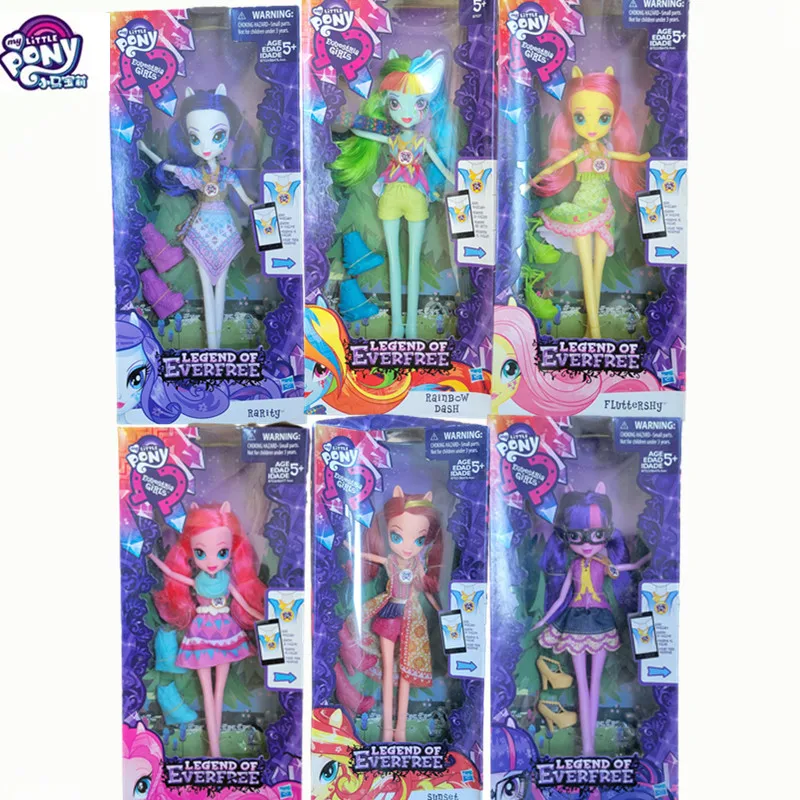 Hasbro Legend of Everfree My Little Pony Figure Change Clothes Shining Armor Princess Cadence Princess Celestia Rarity Applejack