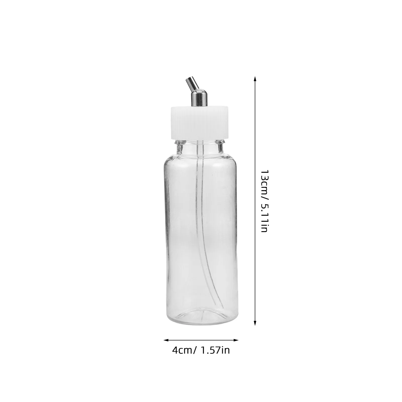 3Pcs 에어 브러시 페인트 저장 병 80Cc 플라스틱 리필 가능 사이펀 공급 용기 정확한 색상 혼합 에어 브러시