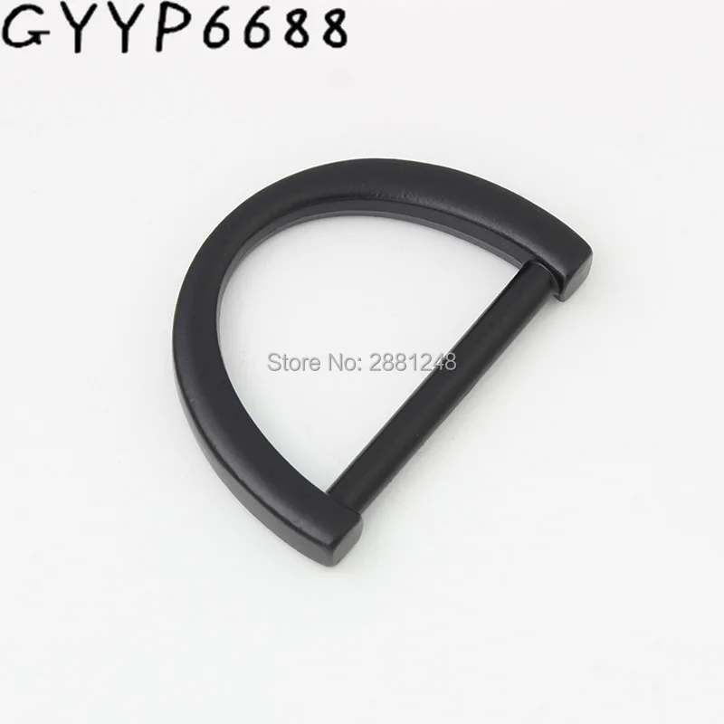

10-30-100pcs 12mm Dark black closed d rings for accessories bags metal accessory alloy Cast Solid welded DIY Bag Parts d ring