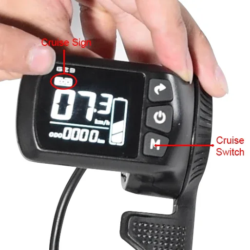 Kunray Display GZ3 mit Daumenanzeige Ebike Scooter Controller für Motor 24V-48V 350W E-Bike Teile Zubehör – Detail 7