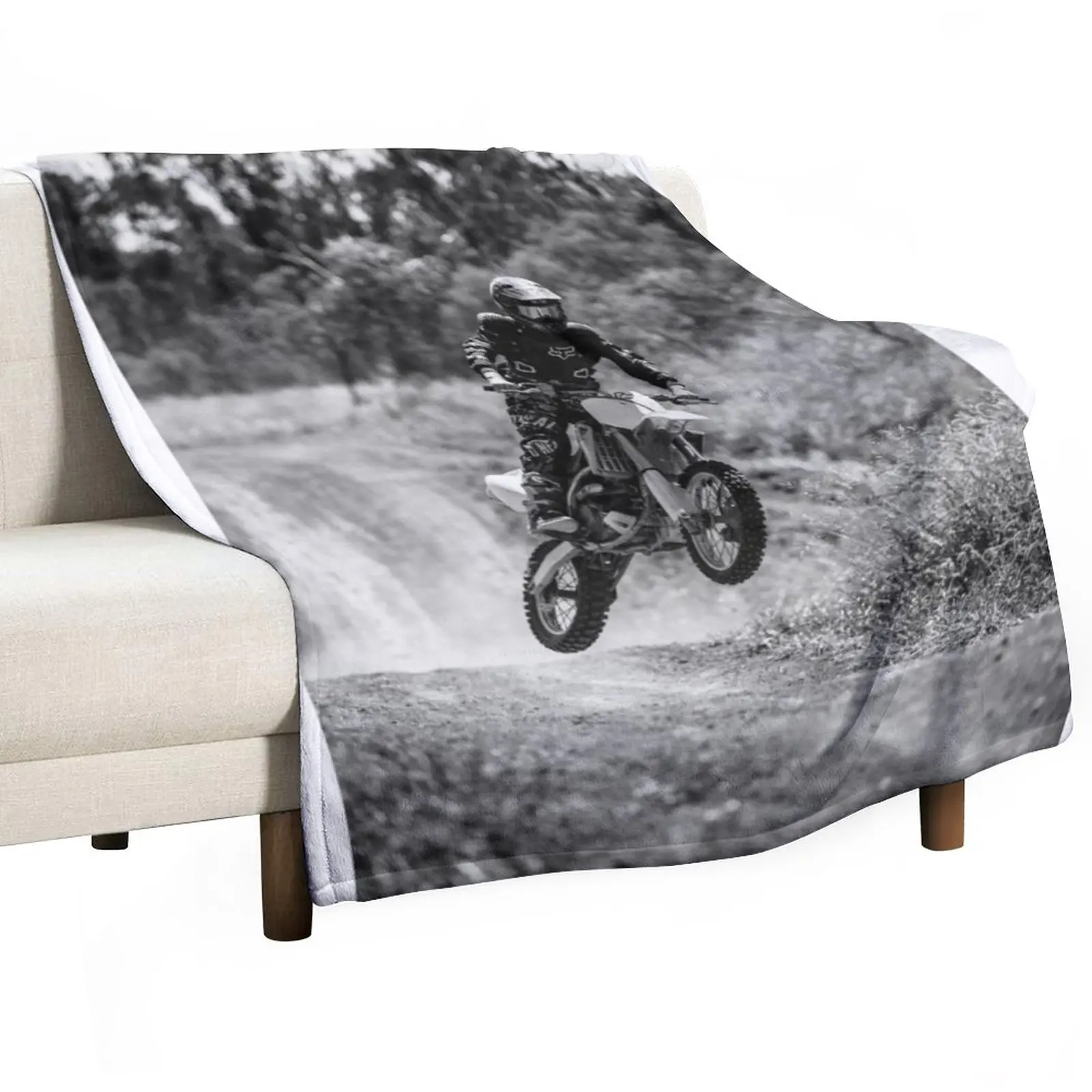 

Motorbike Throw Blanket Furrys for winter Comforter Decorative Throw Blankets