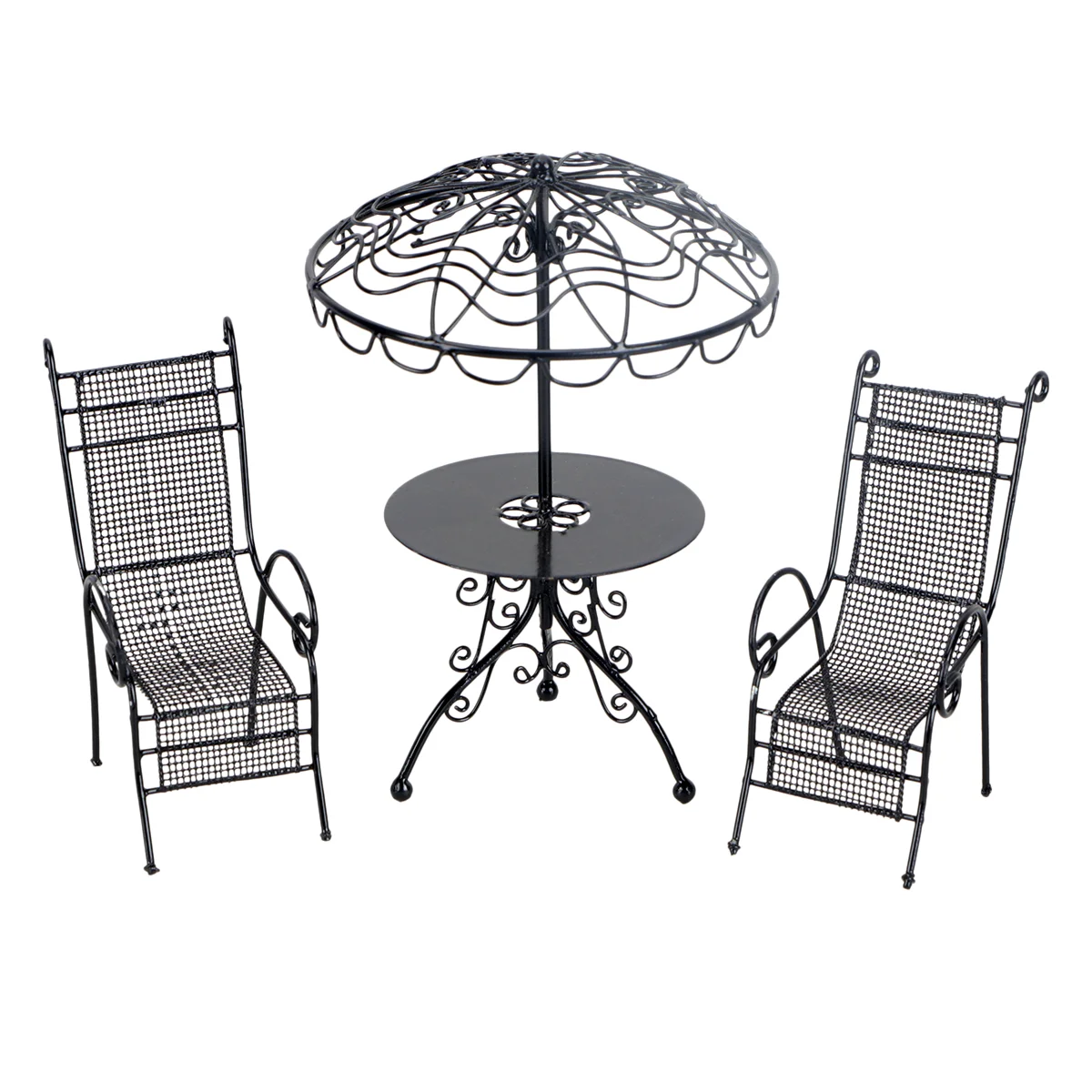 

Casual Table and Chairs Miniature Furniture Tables Miniature Furniture Decor