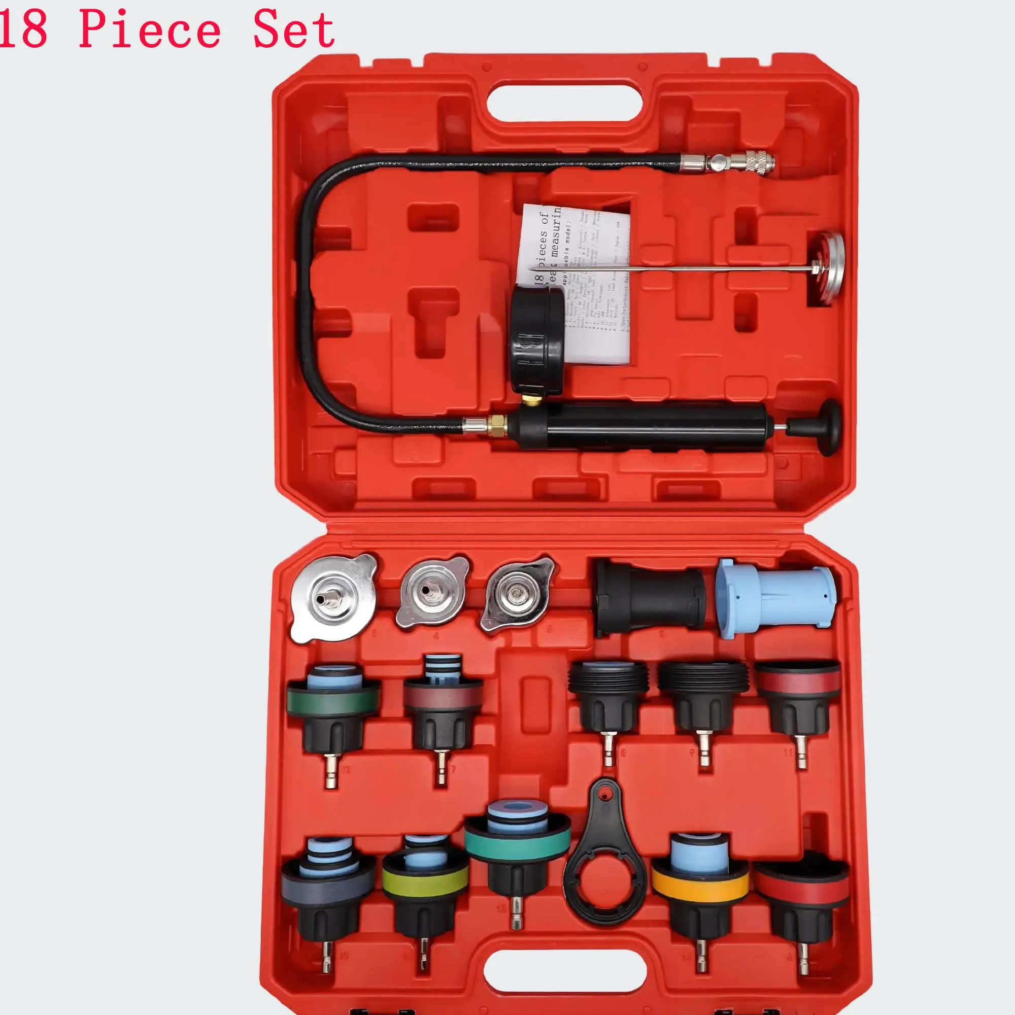 水タンク漏れ検出検出ツールラジエーター圧力テスター真空式冷却システムテスト車の水タンク圧力計