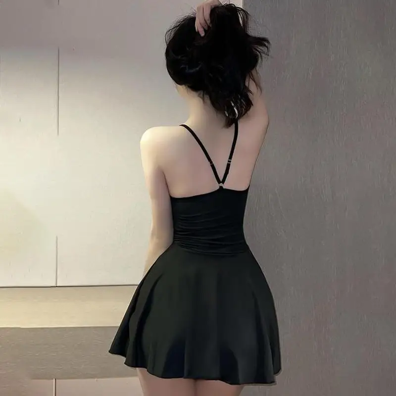 Sexy Women Pleated Micro MINI Dress Bandage Smooth Uniform