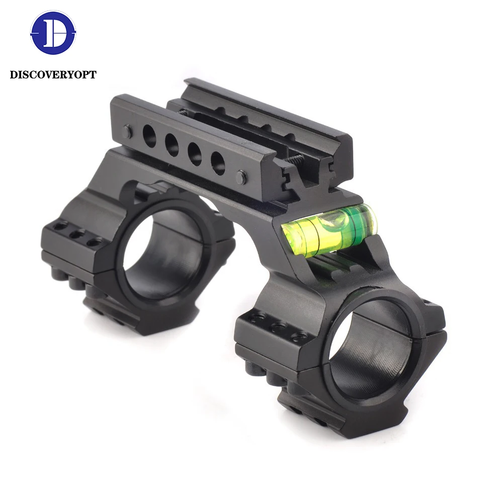 

Discovery 25.4/30mm Tube Tactical Rifle Scope Mount Ring Hunting With Level Fit 11mm 20mm Rail One Piece Aluminum Scope Mount