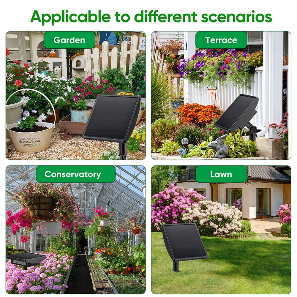 Solar Irrigation System Intelligent Water Pump Intelligent Automatic Drip Irrigation Garden House Potted Plants Balcony Planting - 5