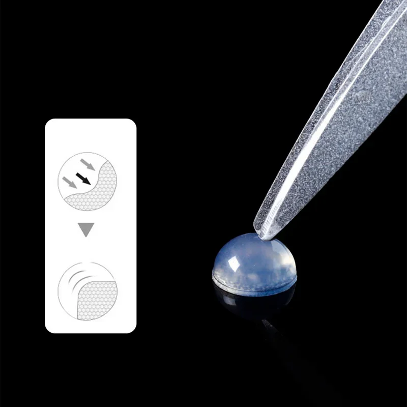 Furniture Cabinet Door Anti-Collision Self-Adhesive Rubber Foot Pad Square Circular Black Semi Transparent Chassis Damping Block