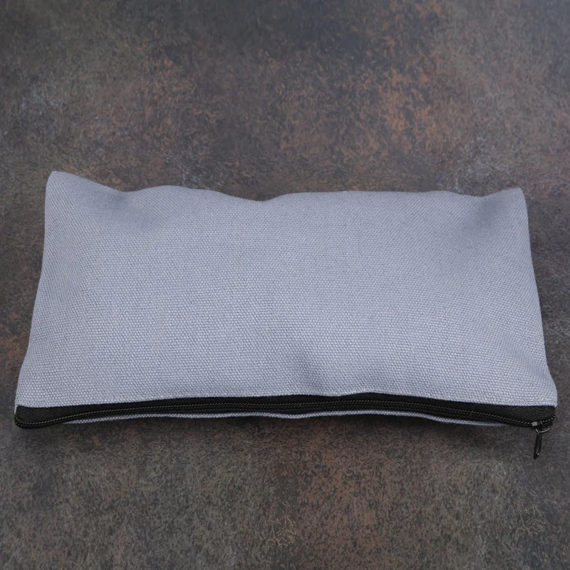 캔버스 지퍼 가방 연필 케이스, 화장품 가방, 빈 가방, DIY 공예 가방, 화장품 가방, DIY 공예 학교, 15 개