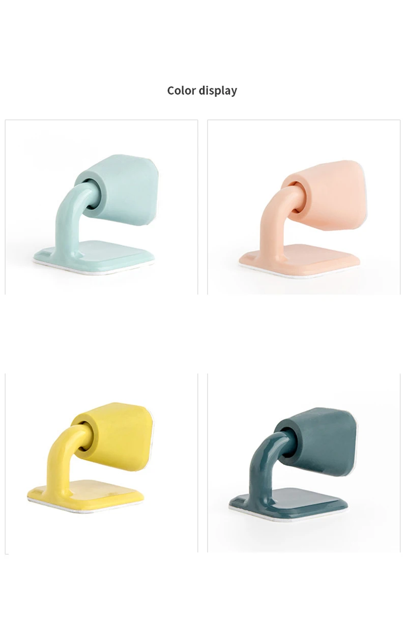 Description Picture 6 of itemSilicone Door Stopper Mute Non-punch Door Anti-collision Device Self Adheisve Anti-bump Door Holder Mute Buffer Device Hardware
