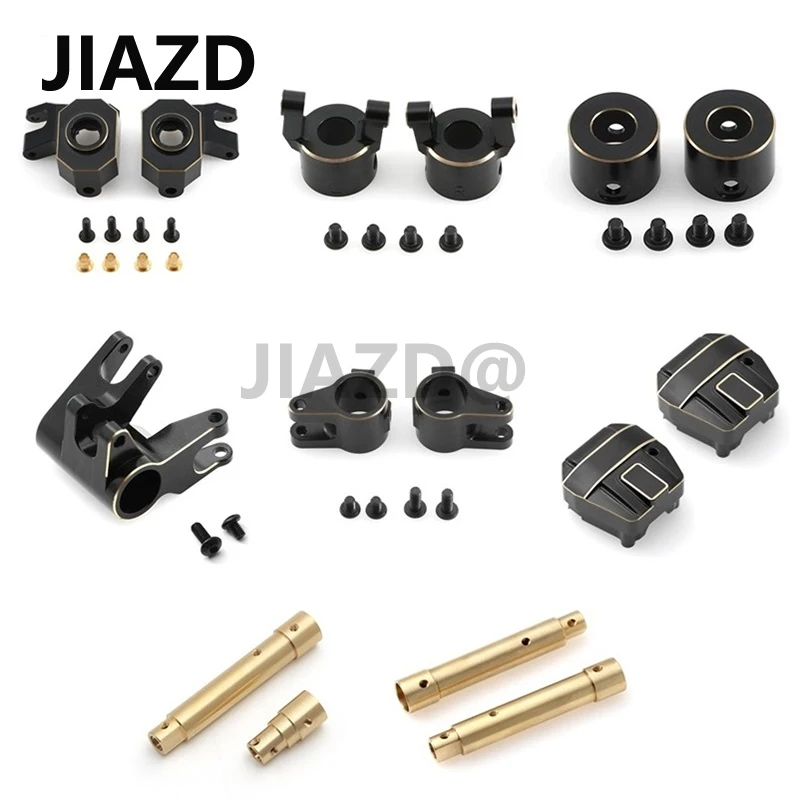 Scx10 Pro Brass Snodo Dello Sterzo C Hub Carrier Axle Tube Link Mount Copertura Differenziale Per Axial Scx10 Pro Rc Car Upgrade Parts