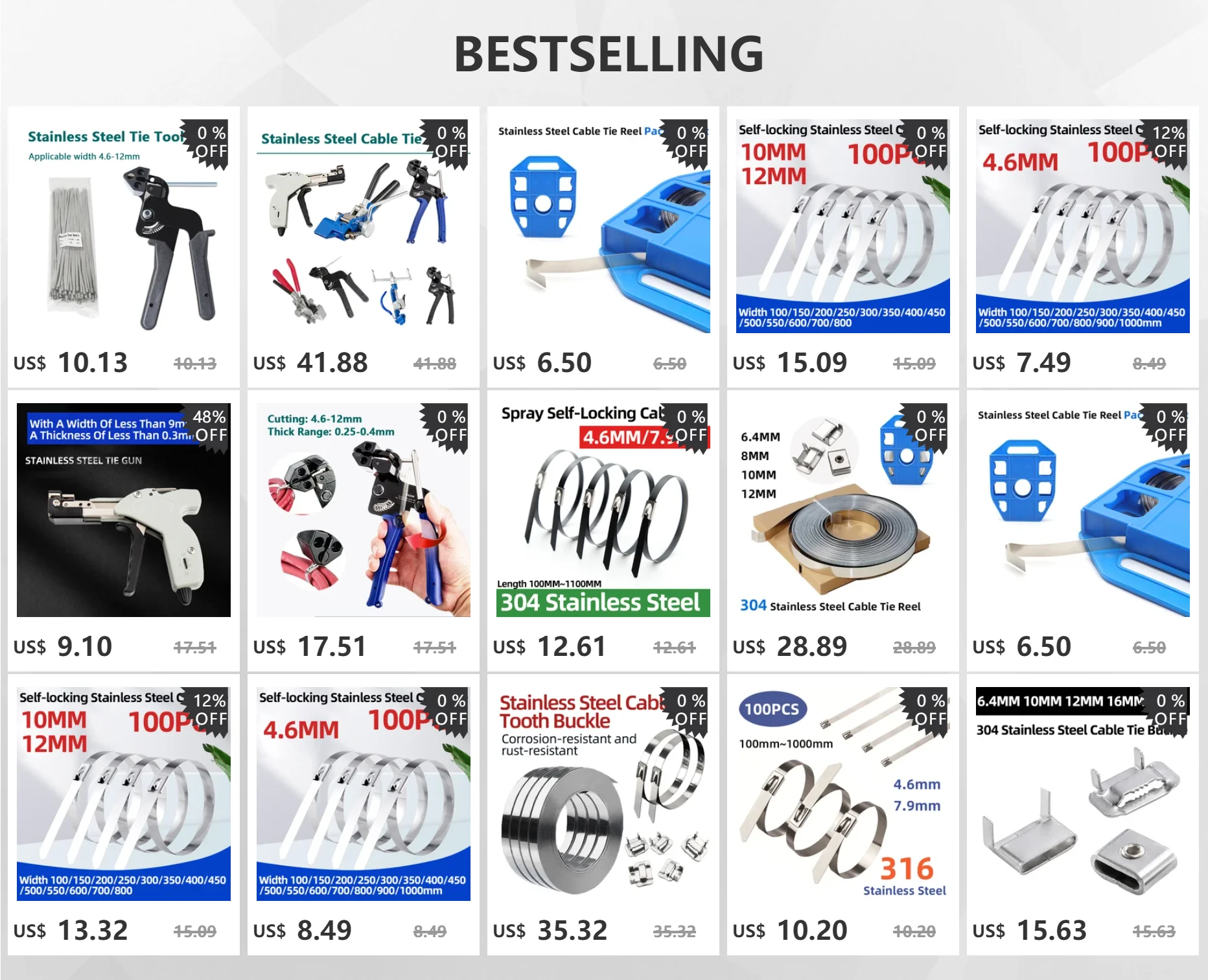 Description Picture 2 of itemStainless Steel Cable Tie Reel Packing Belt Cable Tie Packaging Plastic Box（Suitable for 6.4-20mm cable tie reels）