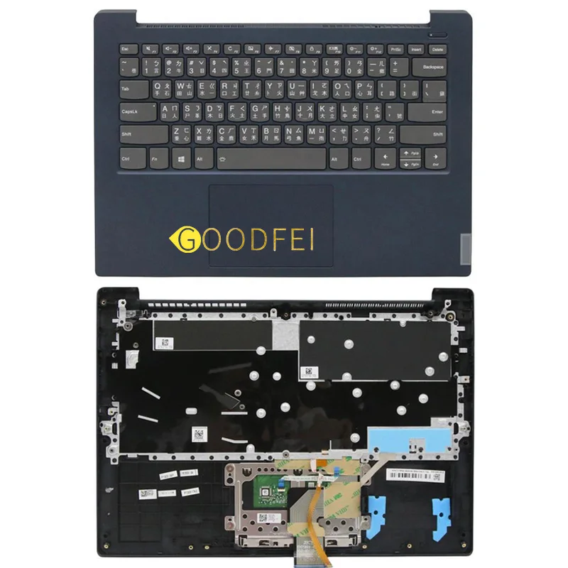 

5CB0S18592 новая Оригинальная для Lenovo S340-14IWL IIL китайская Подставка для рук Верхняя панель клавиатуры верхняя крышка с сенсорной панелью