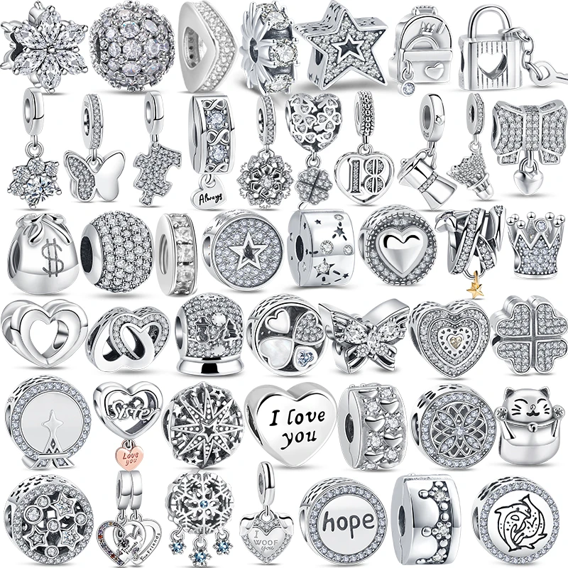 Женский браслет Pandora из серебра 925 пробы