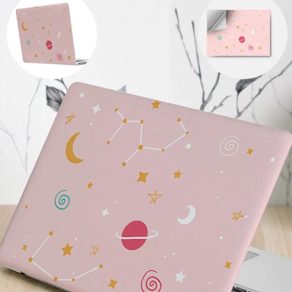 DIY 15인치 노트북 스티커 스킨 귀여운 고양이 A+C 사이드 노트북 컴퓨터 커버 스킨 (맥북/HP/델/레노버/에이서/아수스 호환)