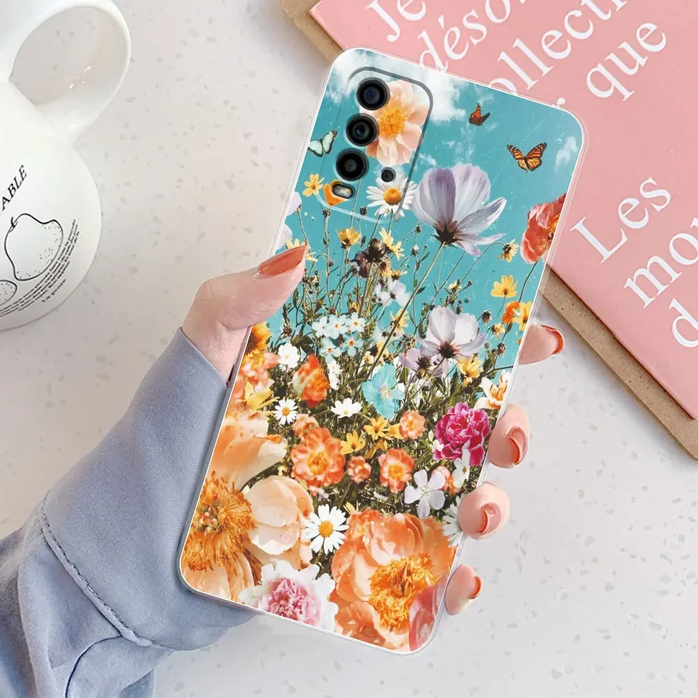 Custodia In Gel Trasparente Per Xiaomi Redmi Note 9T 5G Design Spiaggia Disegni