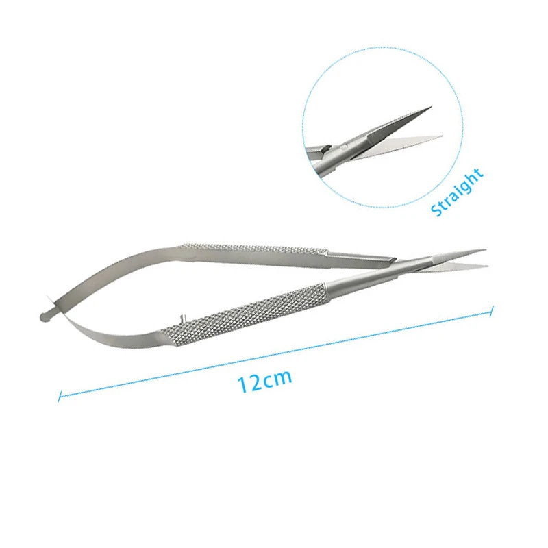 Ophthalmic Corneal Scissors Castroviejo Micro Scissors Stainless Steel Ophthalmic Instrument 1pcs ophthalmic microsurgical scissors,ophthalmic surgical instruments