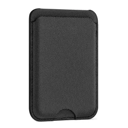 Magnetic Leather Wallet Stand with Adjustable Holder Functionality (Black)