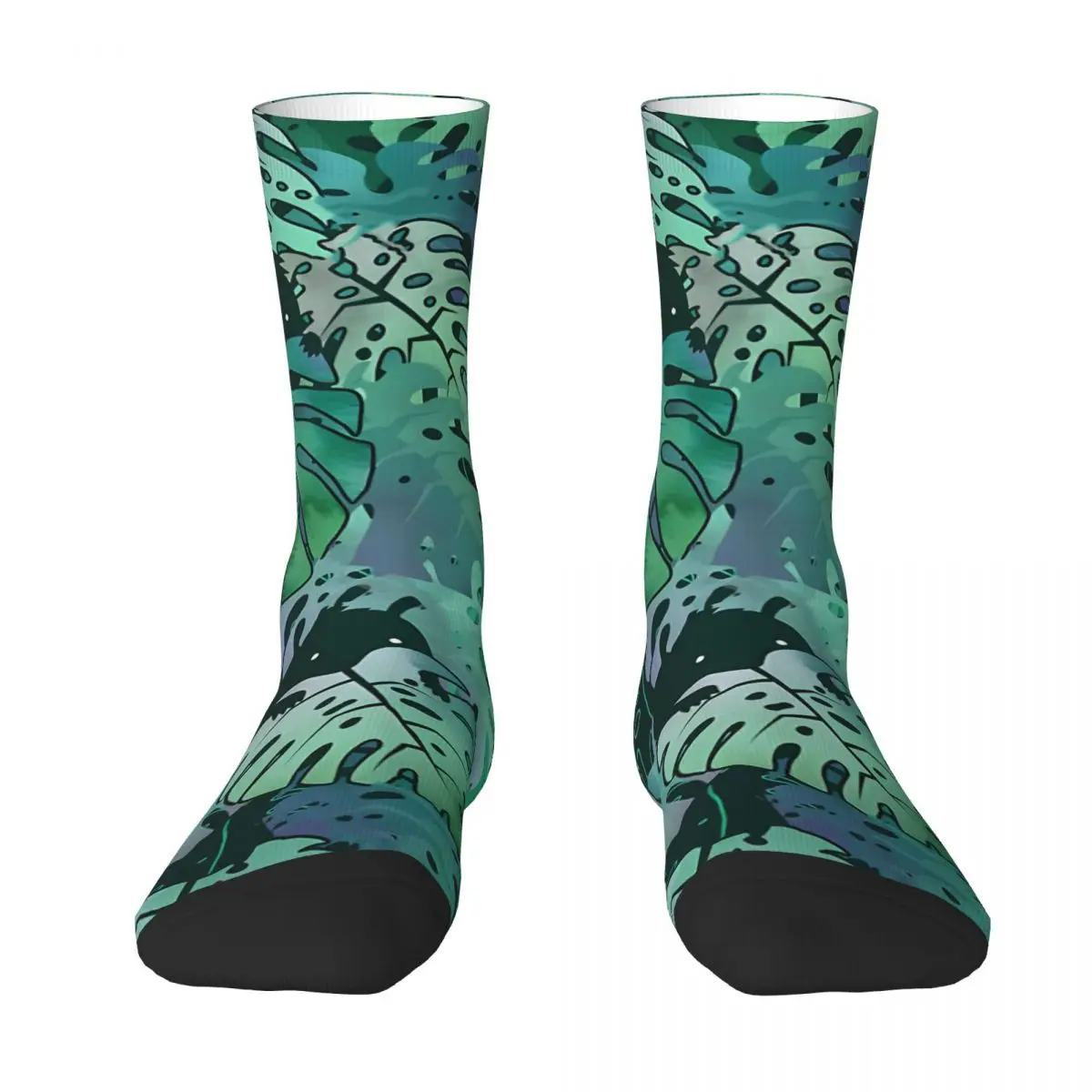 

Monstera Monsters Sock Socks Men Women Polyester Stockings Customizable Funny