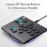 Haute42 Metal Joystick Hitbox Controller Arcade Fighting Stick For PC/Ps3/ Ps4 / Switch/Steam Mini Hitbox Leverless Controller - Image 3