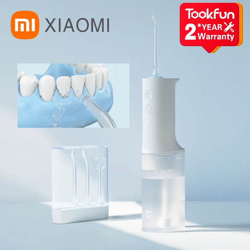 XIAOMI MIJIA MEO701 Portable Oral Irrigator Dental Irrigator Teeth Water Flosser bucal tooth Cleaner waterpulse 200ML 1400/min