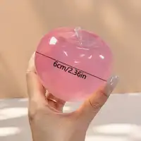A Soft Pastel-Colored Crystal Apple With An Ultra-Thin Skin And A Smooth, Pliable Texture. It Is A Squeezable Stress Ball Toy As Well As A Tactile Sensory Toy. Ideal For Desktop Display And A Great Stress-Relieving Gift For The Office - Image 5
