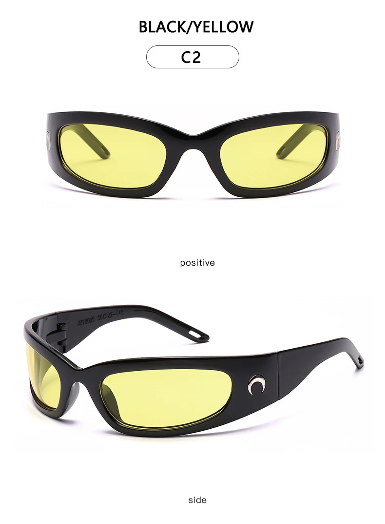 Rectangular Sunglasses For Men And Women Vintage Uv400 Sun Glasses_voghion.com