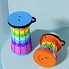 Upgraded foldable stool, thickened portable foldable stool, retractable stool,Home Space Saving Furniture Stools 6