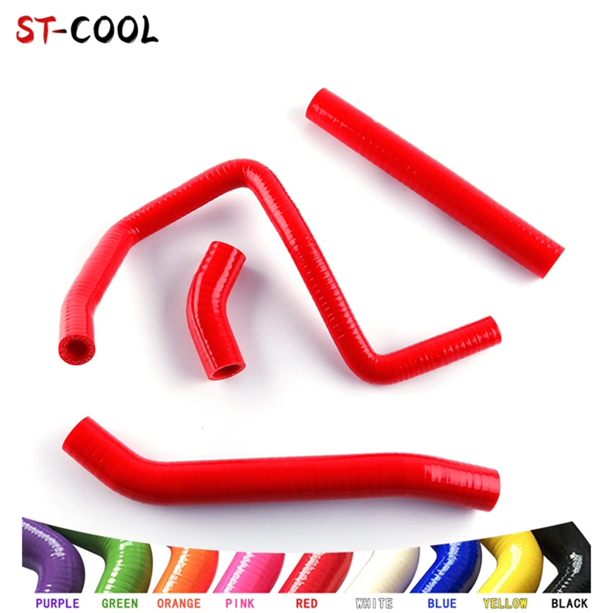 For Honda TRX700XX TRX 700XX 2008 2009 2010 2011 Radiator Silicone Hoses Kit Silicon Tubes Piping 4Pcs 10 Colors for kawasaki concours 14 zg1400 2008 2009 radiator coolant silicone hoses kit silicon tubes piping 2pcs 10 colors