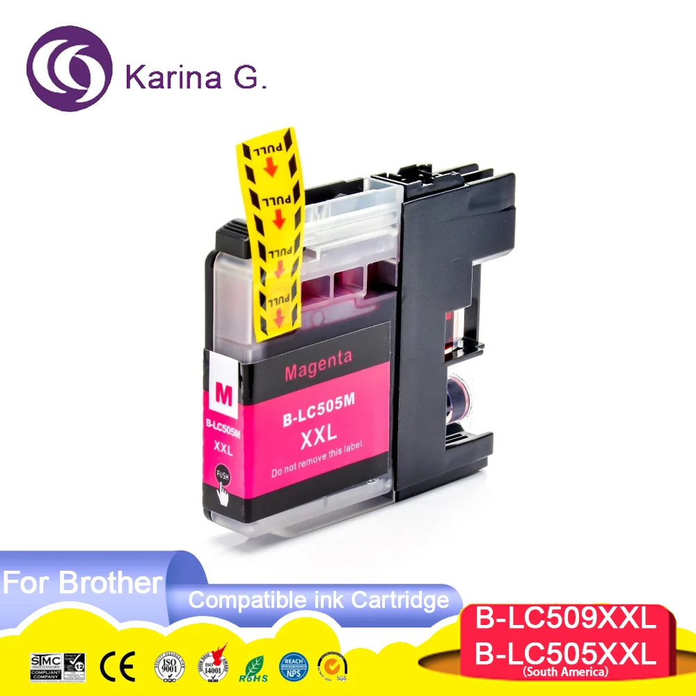 LC505 LC509 LC-505 LC509XXL 505XXL Premium Compatible Color Inkjet Ink Cartridge