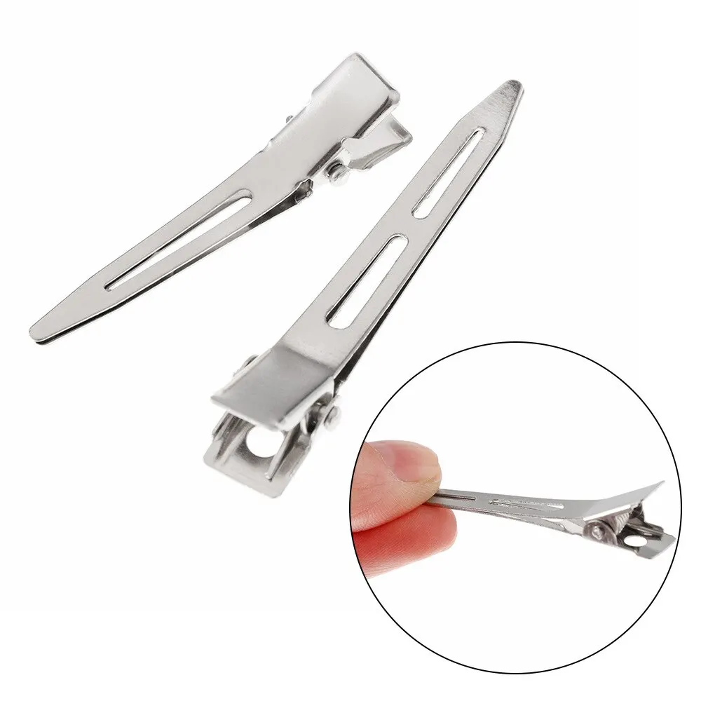 Positioning Hair Clips Make-up Artist Hand Push Corrugated Studio Styling