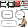Remote Control Track Train Car Simulation Water Steam Locomotive Playset With Smoke Simulation Model Electric Rail Train Model 5