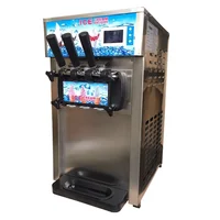 Desktop Three-color Soft Ice Cream Machine Commercial Small Ice Cream Machine Stainless Steel Body With High Quality 1