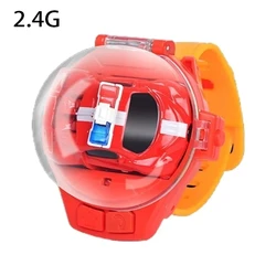 Kids' RC Car Toy Watch with LED Lights - Fun Racing Gift (2.4G red)
