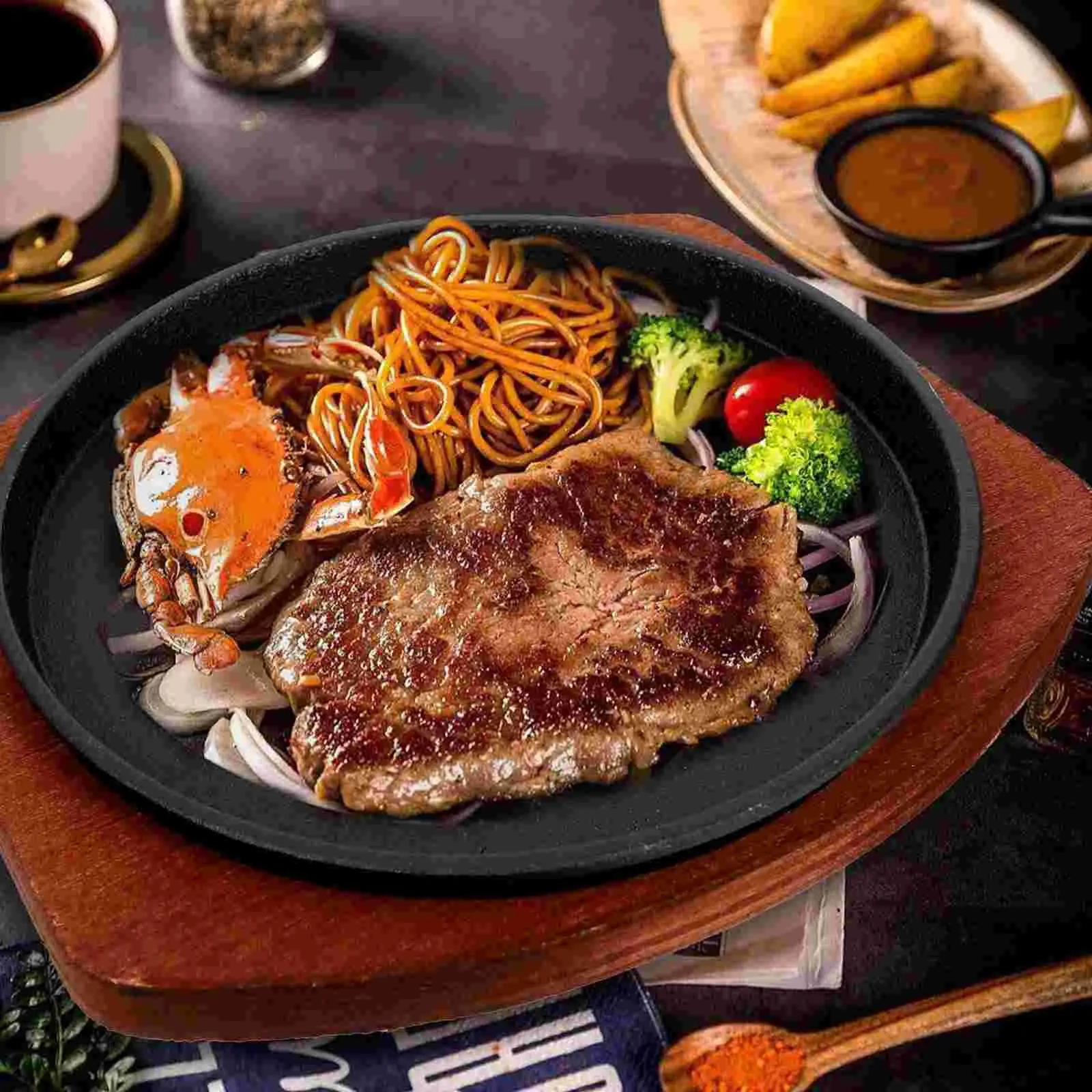 新品】スプラウト 鉄製ステーキ皿 2枚