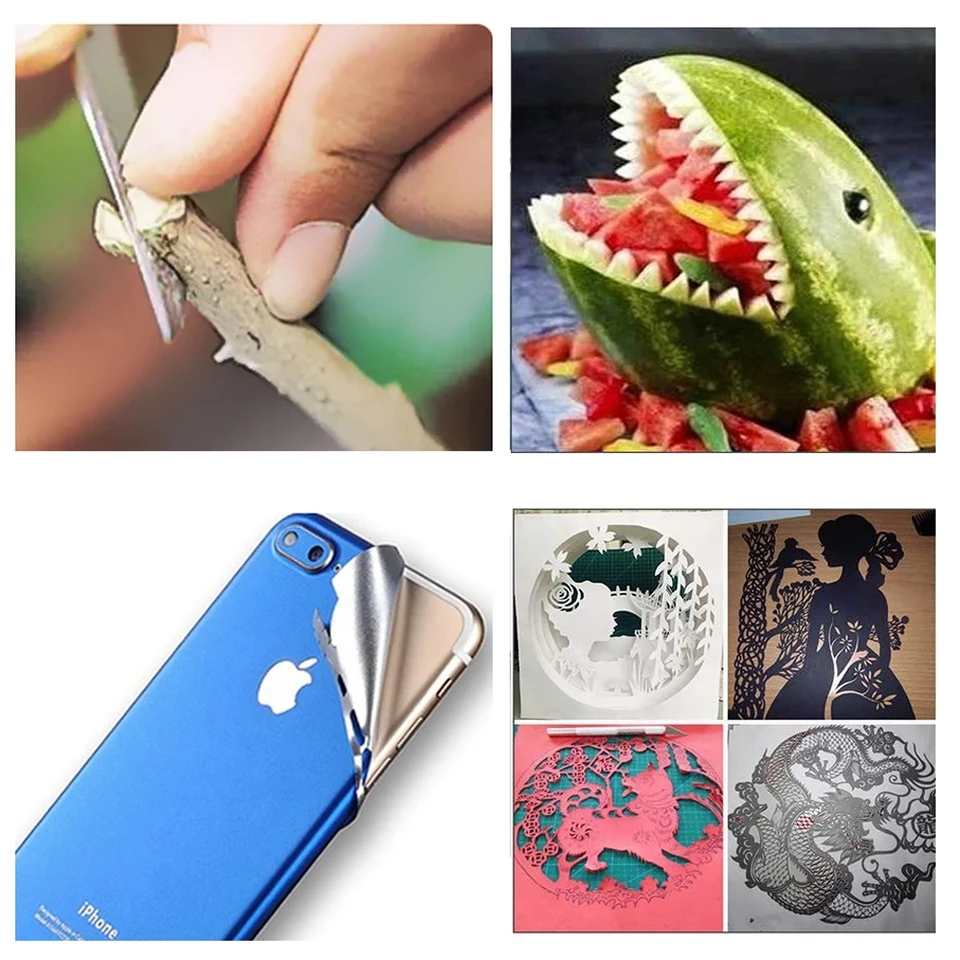 Lame Per Bisturi #10 Include #3 Manico In Metallo Nero Adatto Per - Foto 10