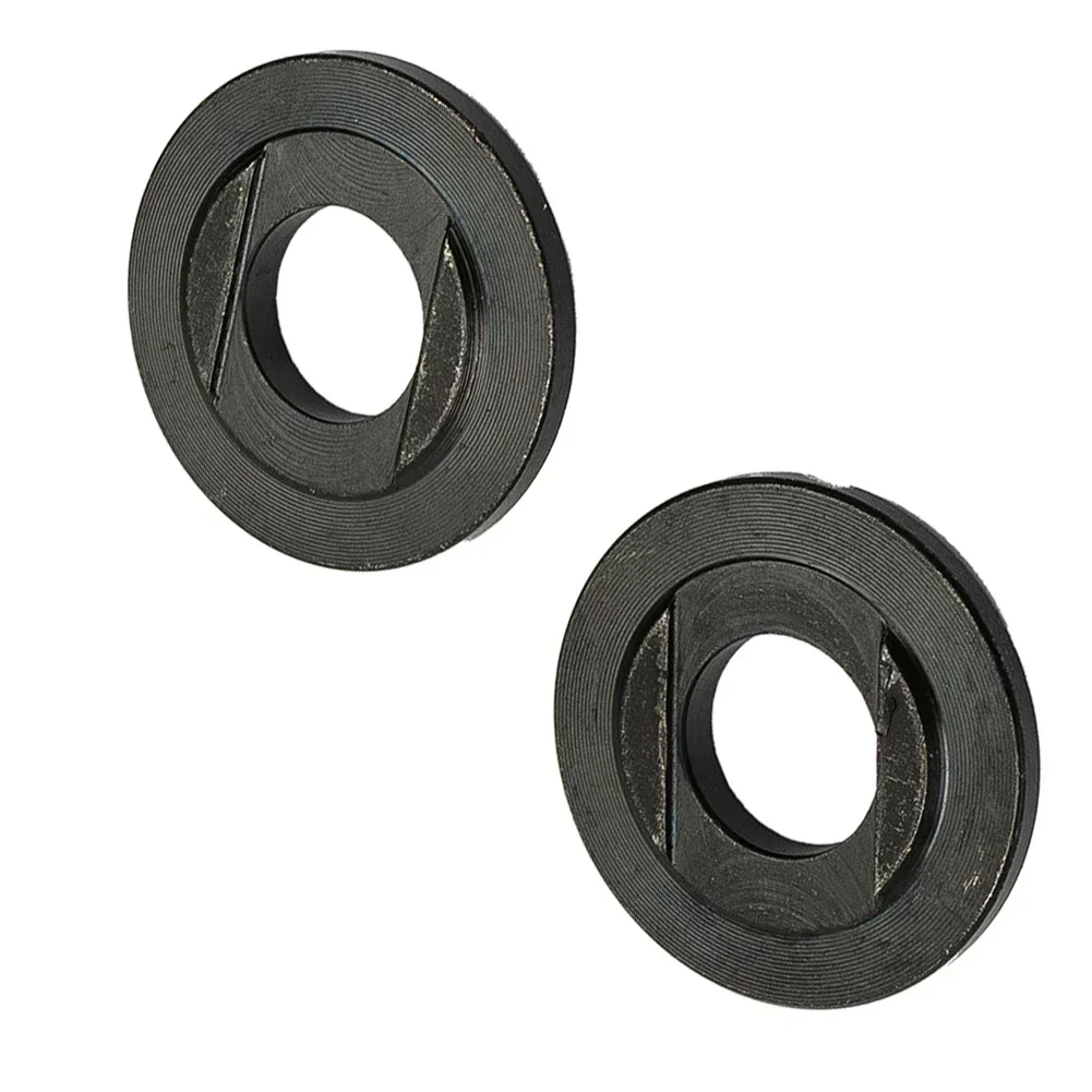 M14 Angle Grinder Bottom Platen 2Pcs Set 2*16mm Thread Replacement Angle Grinder Inner Flange Nut Set Power Tool Accessories