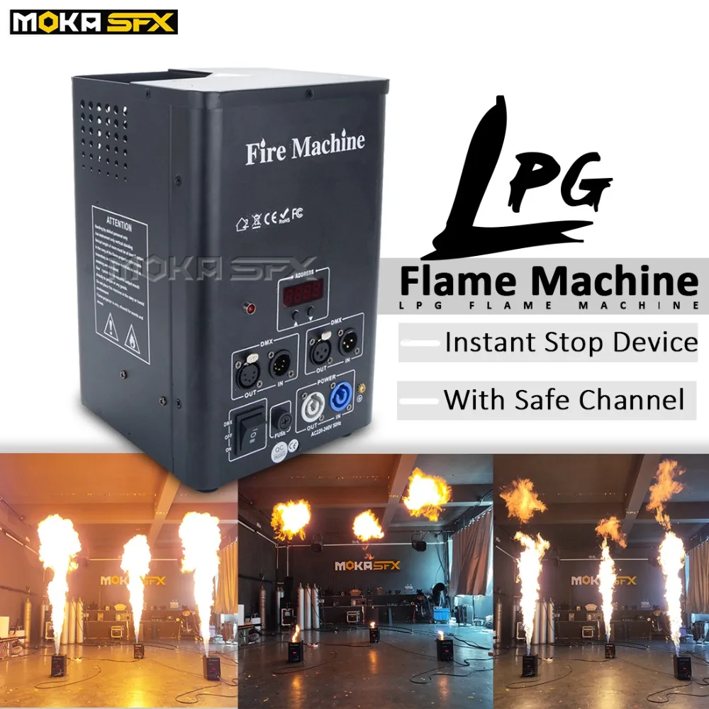 Fire Machine Dmx Flame Projector Head Stage Effect Fire Machine