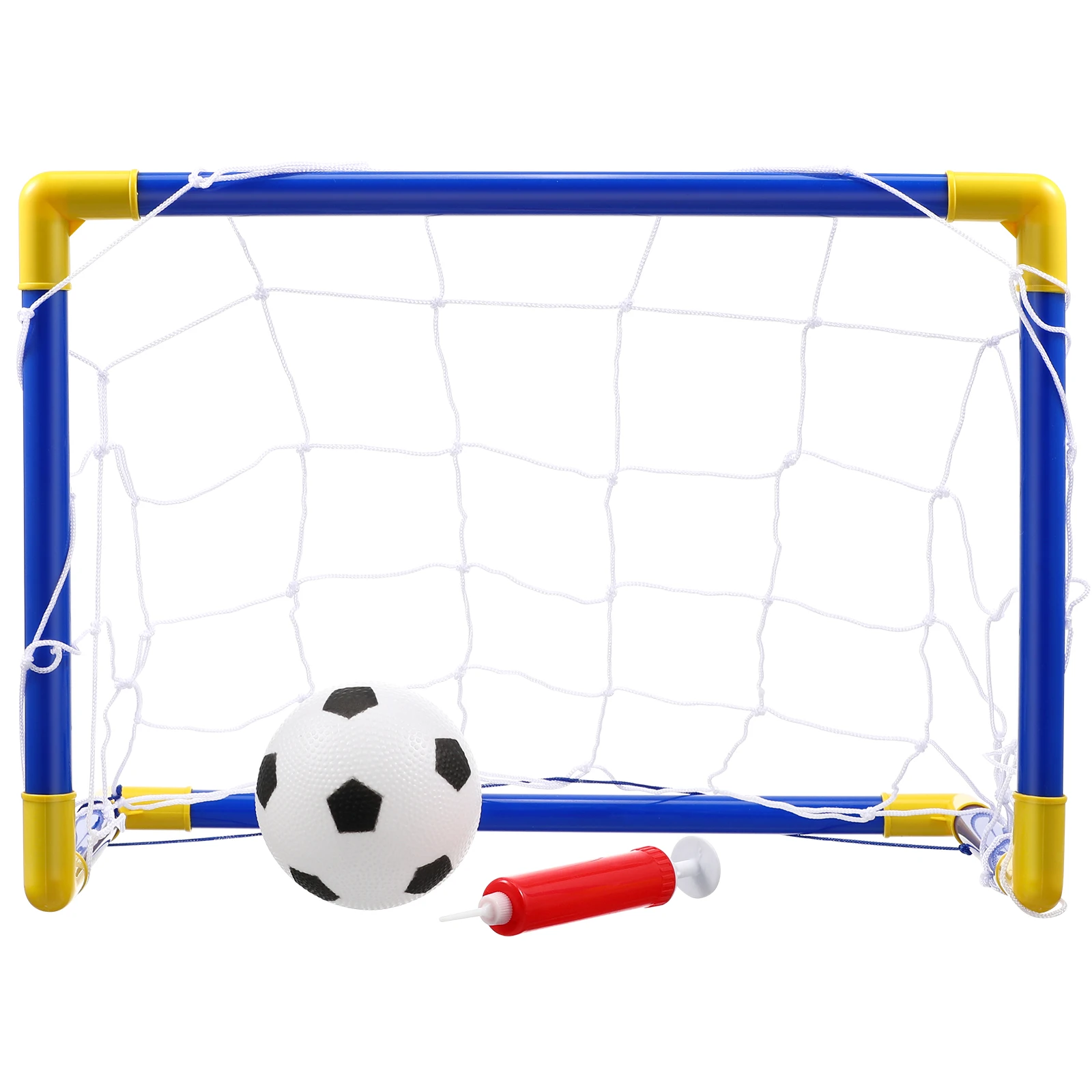 Mini Football Goal DIY Football Net Door Kids Sports Toys Soccer Goal Door Training Game Toy Indoor/Outdoor Football Play Kit sports toys game pro golf play set 3 rods