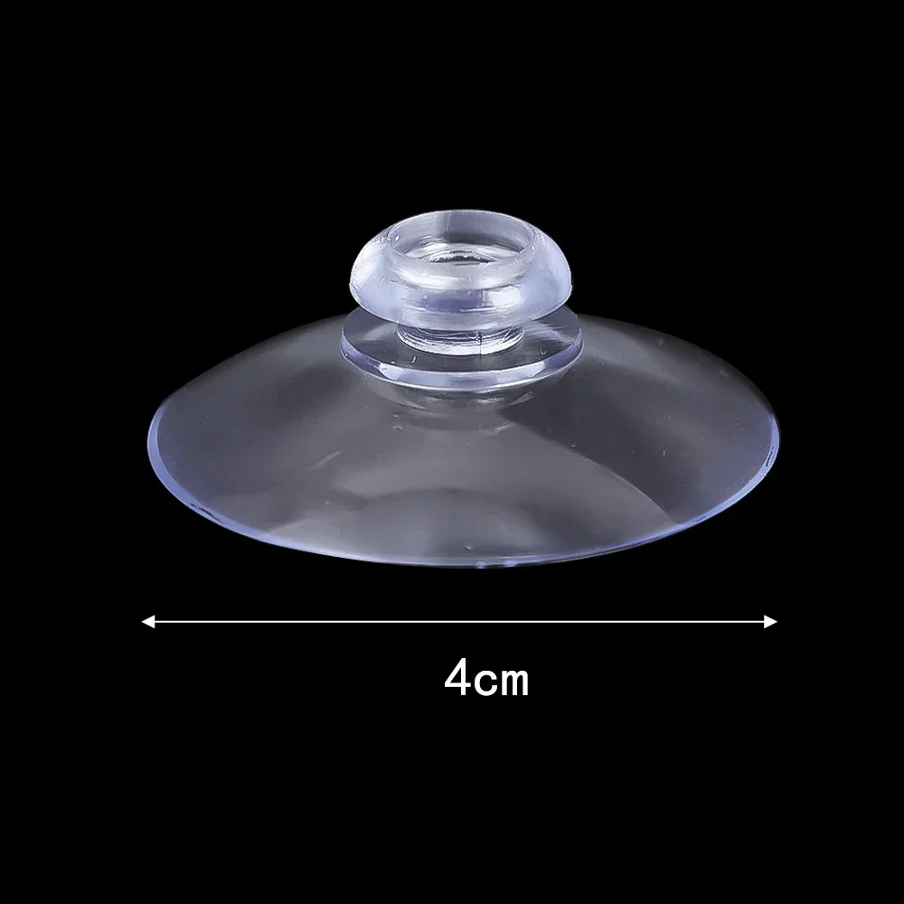 Clear Suction Cup Hooks - Multipurpose Transparent Plastic Hangers