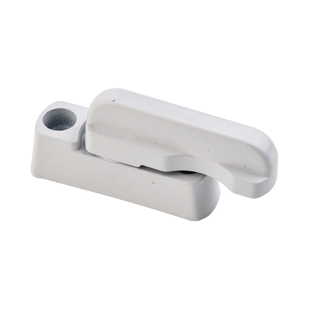 White Window Lock Tlock Aluminum Safety Handle Antitheft For Latch