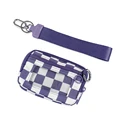 Deep purple plaid