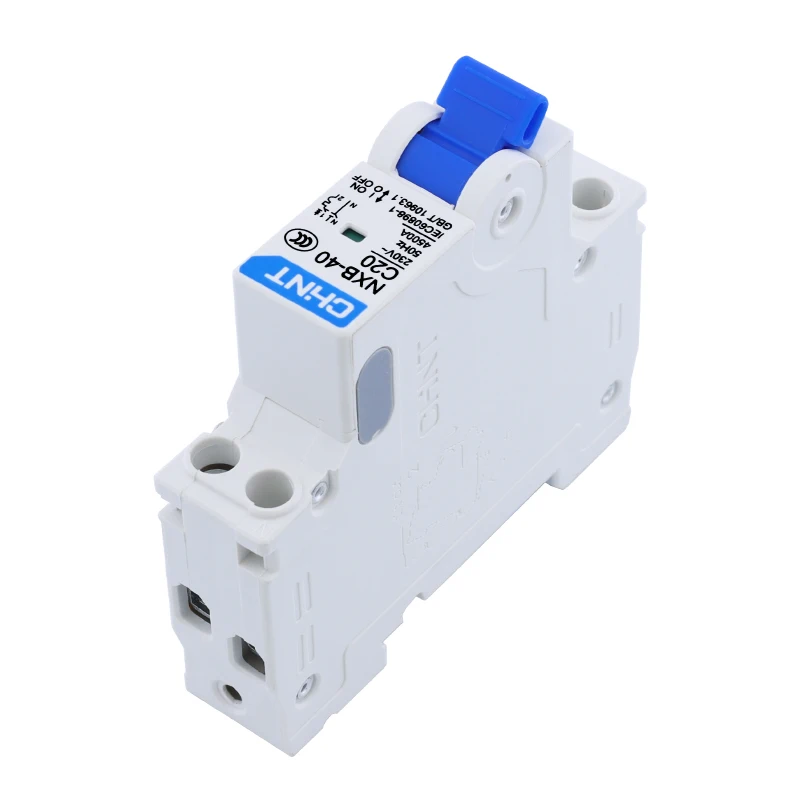 회로 차단기 공기 스위치 MCB 1P N 6A 10A 16A 20A 25A 32A 40A C65N DZ267 NXB 40 CHNT