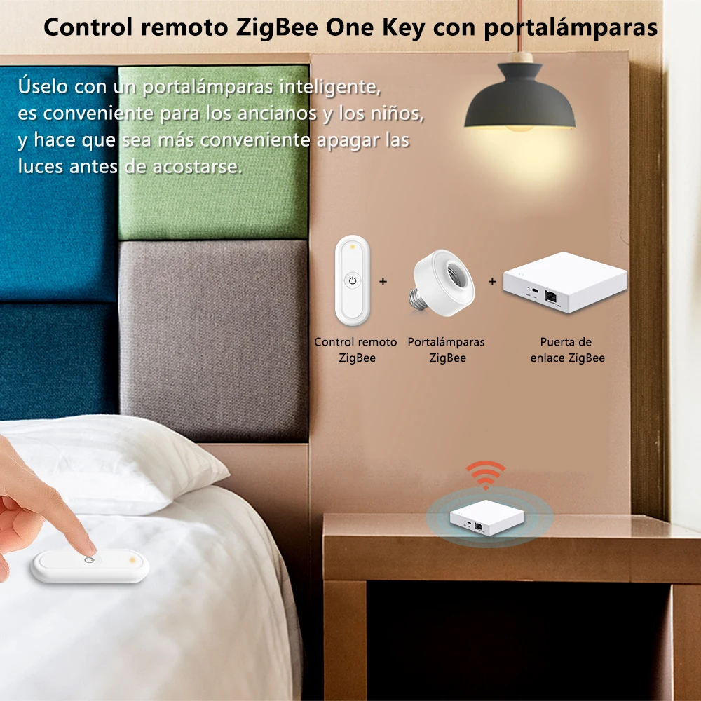 LoraTap-interruptor inalámbrico ZigBee 3,0, pulsador remoto de 14 EU US, automatización de escena Tuya, App Hub necesita Smart Life