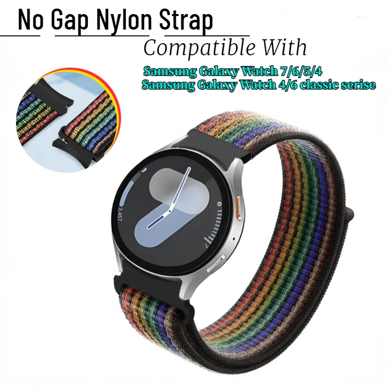Sports Nylon Loop Strap - No Gap Bracelet Wristband
