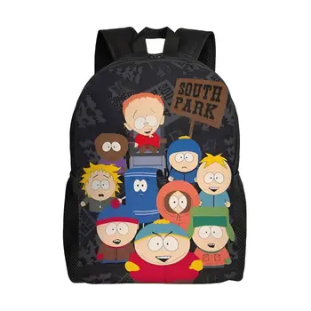 Southparks  Hilarious Chaos Backpack for Men Women Teenage Student Work Daypack  College Shoulder Bag Sports 1