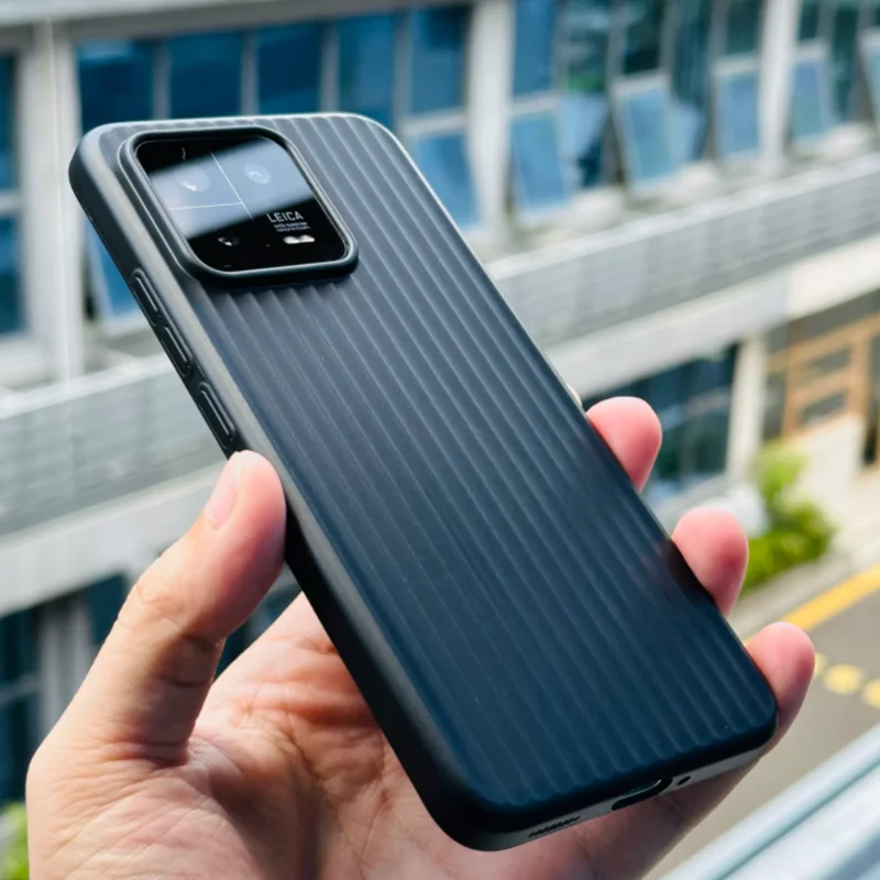 Clear Corrugated Hard PP Back Case - Slim Matte Finish