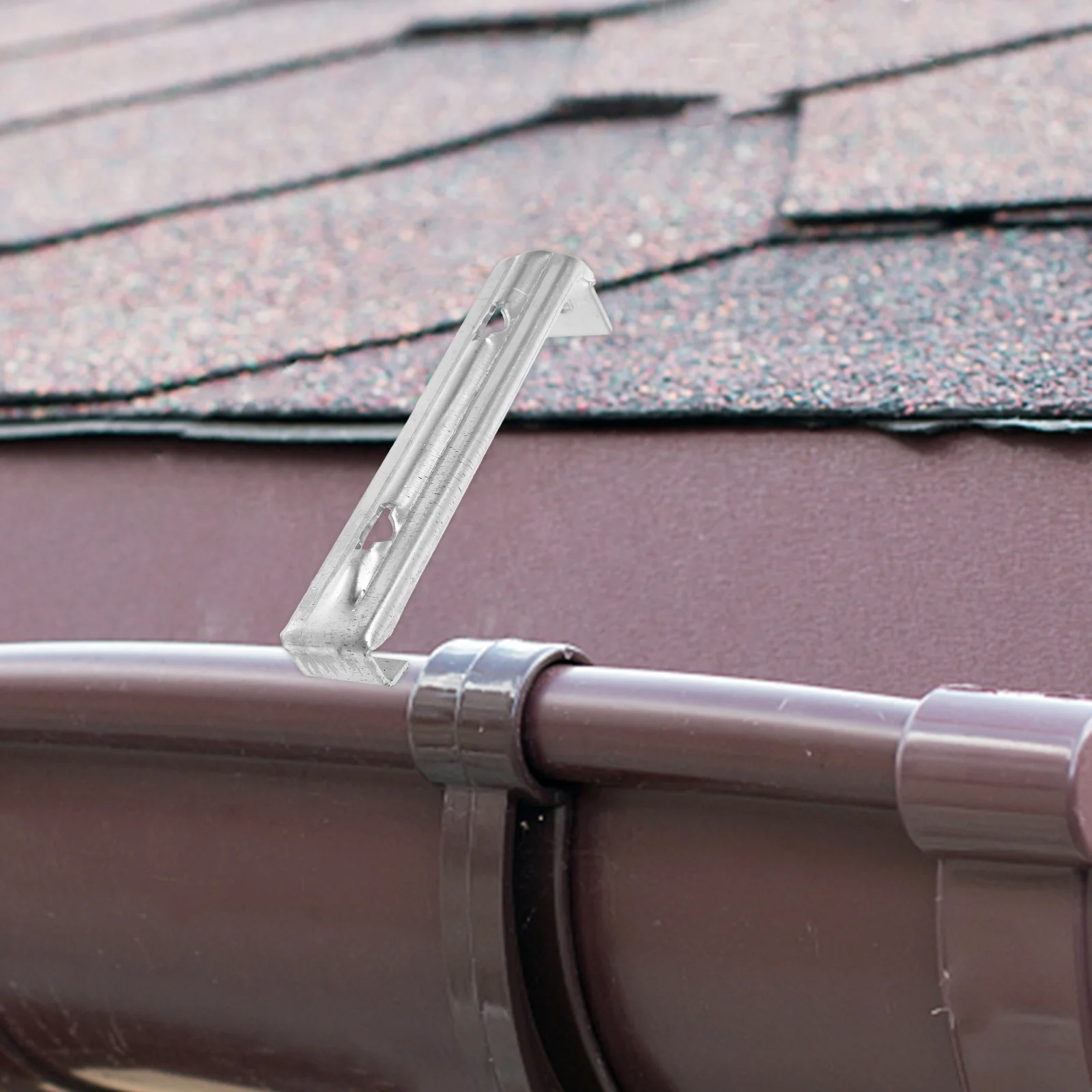 Aluminum Alloy Gutter Rack Heavy Duty Hangers Roof Supplies Bracket Rain Gutter Downspout Plumbing Gutters Brackets
