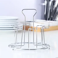 Metal Glass Cup Storage Rack For Water Mug Draining Drying Organizer Drain Holder Stand Useful Home Kitchen Supply 1